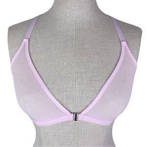 Negative Underwear Sieve Racerback Bra sz 3 * Babe Pink Mesh Sheer
